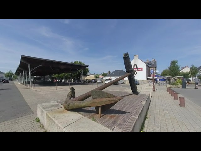 Insta360 EVO   VR180 3D   PAYSAGES DE BRETAGNE   PIRIAC sur mer , le port de plaisance