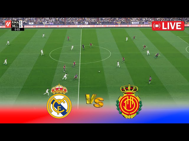 🔴LIVE : Real Madrid vs Mallorca - La Liga 24/25 Spain | Full Match | PES 21 Game Simulation