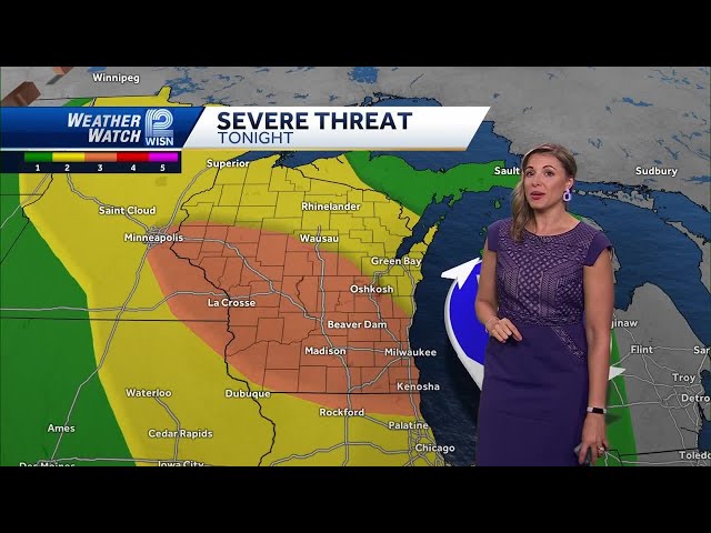 6/24 Overnight severe weather: Damaging winds, tornadoes risk