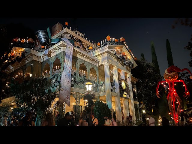 Haunted Mansion Holiday 4K60FPS 2021 Disneyland