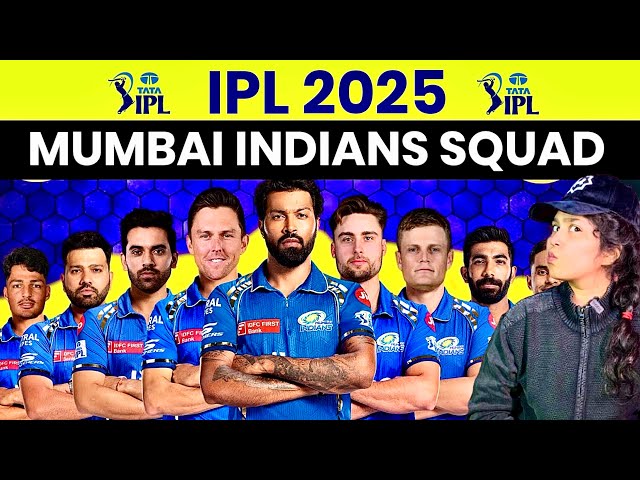 IPL 2025 Mumbai Indians Final Squad🤩| Mi Squad Ipl 2025😎|ipl 2025 Mi Playing 11