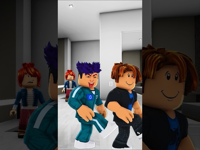 Bacon girl saw Thanos & Bacon dancing to bad girls like you song...💀 #roblox #shorts  #robloxshorts