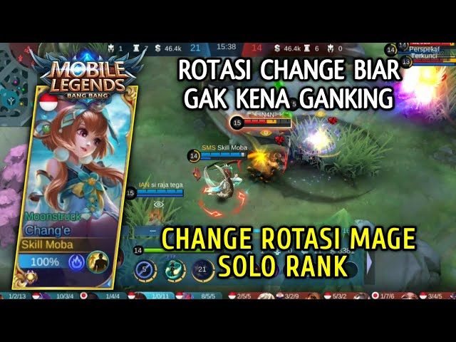 Change Rotasi Mage Replay Gameplay Solo Rank - Skill Moba | Mobile Legends