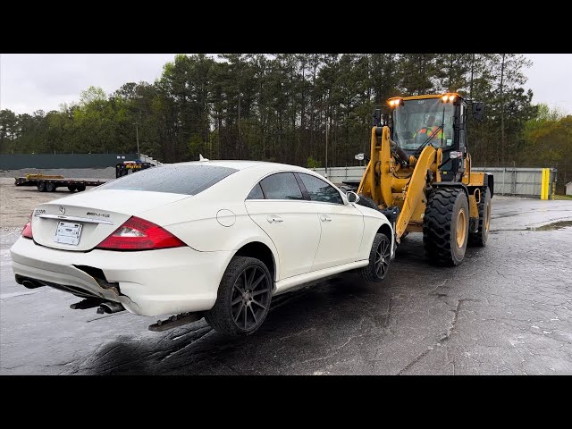 I Bought A Wrecked AMG Mercedes Benz CLS 550 With 100,000 Miles From Copart!