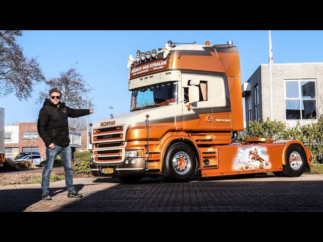 FULL WALKAROUND WITH THIS BEAUTIFUL SCANIA T500 V8 FROM MARCO VAN STRALEN + SOUNDCHECK!!!  [VLOG]