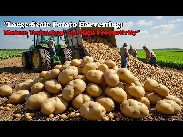 American Farmer Harvests 68 Million Tons of Potatoes  |Farming Documentary