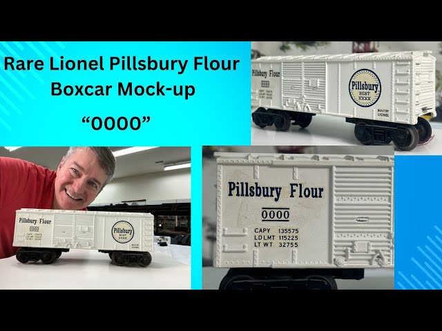 Rare Lionel Pillsbury "0000" Mock-up.  A quick look!