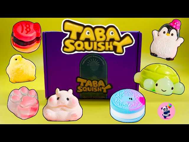 “SUPER SATISFYING ASMR UNBOXING WITH STRESS RELIEF TOY FROM TABA SQUISHY”🐹🐥💕