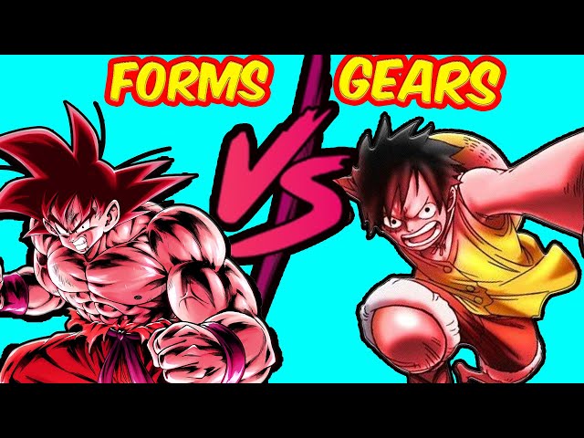 🐉 Goku's Forms VS Luffy's GEARS ⚙️