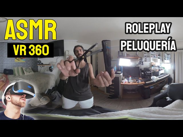 ASMR VR360 | Roleplay Español PELUQERÍA | Sonidos Tijeras