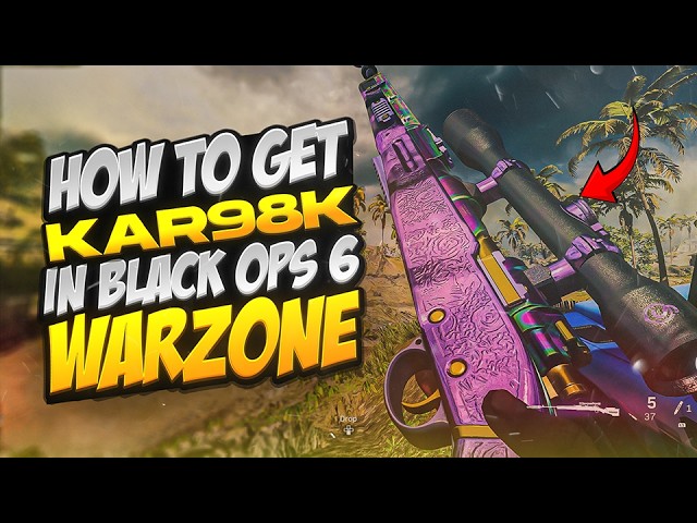 HOW TO UNLOCK KAR98K IN BLACK OPS 6 WARZONE | آموزش آنلاک کردن KAR98K در وارزون بلک آپس 6