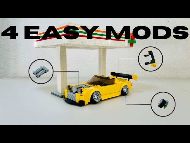 4 EASY Lego Speed Champion Car Mods!