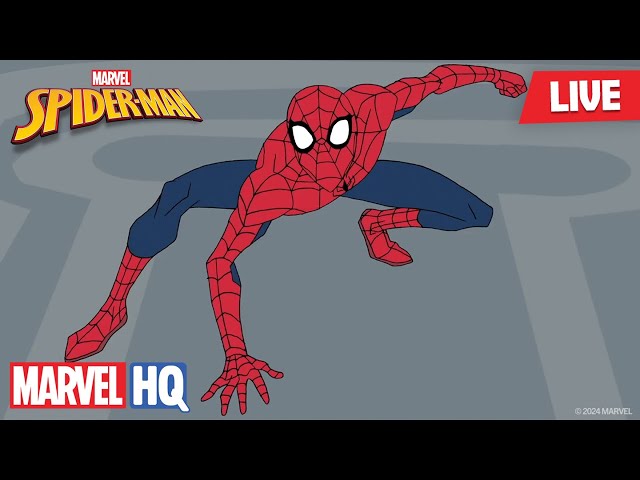 🔴 LIVE! Marvel’s Spider-Man 🕷️ | Seasons 1-3 | Full Episodes 🕸️