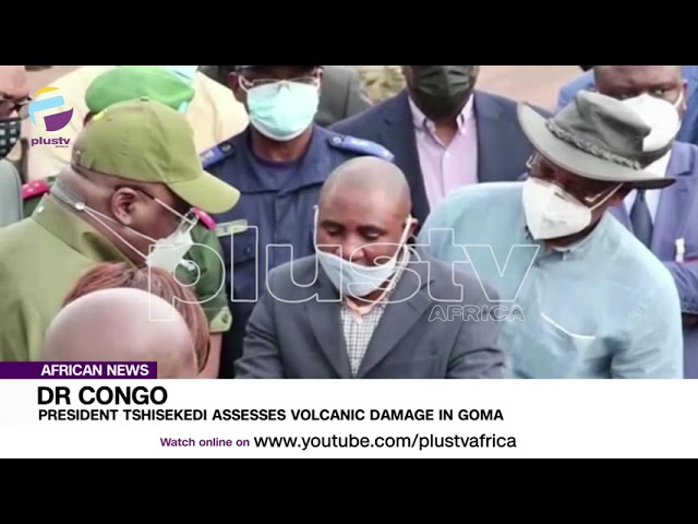 DR Congo: President Tshisekedi Assesses Volcanic Damage In Goma | AFRICAN