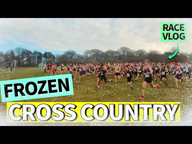 Completely FROZEN race! XC race vlog!