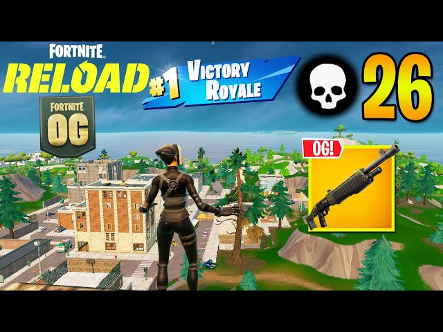 Fortnite Reload | High Kill Solo vs Squads OG Gameplay (Keyboard & Mouse)