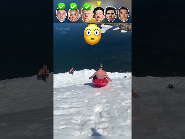 Palmer VS Lehmann VS Haaland VS Gavi VS Messi VS Ronaldo | Snow Challenge