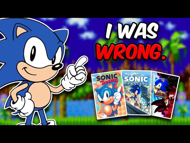 I HATED Sonic For 20 Years... Until These 3 Games CHANGED Everything