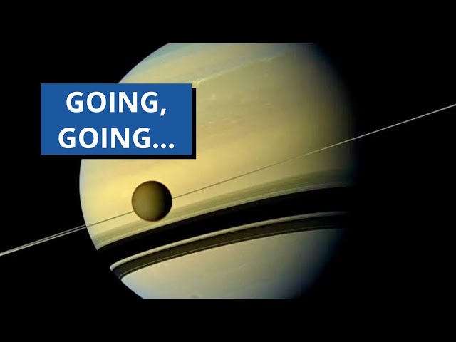 Saturn is Disappearing (and So Are Its Rings)