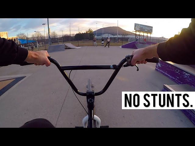 No bicycle stunts were landed in this video.