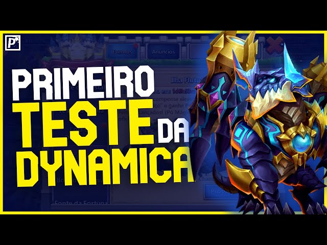 FINALMENTE PEGUEI A DYNAMICA! O MEU PRIMEIRO TESTE COM ELA | CASTLE CLASH