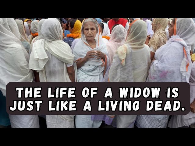 LIFE OF A WIDOW IS LIKE LIVING AS DEAD - MISERABLE | PAINFUL LIFE AFTER DEATH OF HUSBAND. #widow