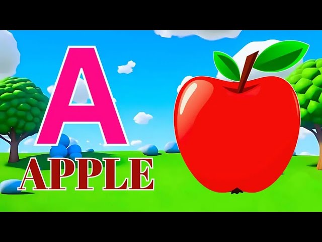 Phonics Song 2 with TWO Words in 3D-A For Airplane - ABC Alphabet Songs with Sounds for Children-184