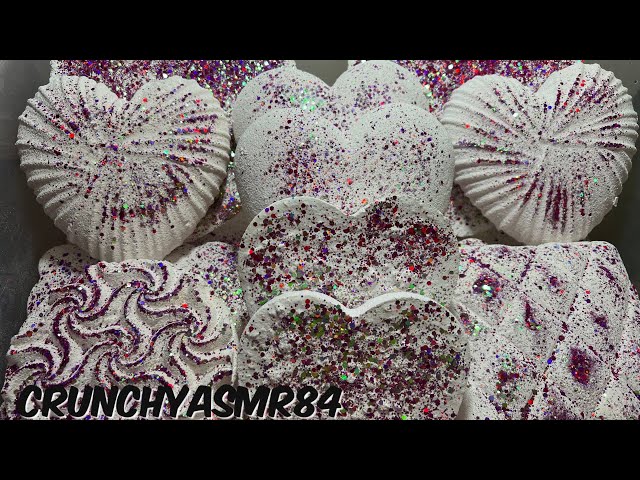 Glittery Heart Crush | Oddly Satisfying | ASMR | Sleep Aid