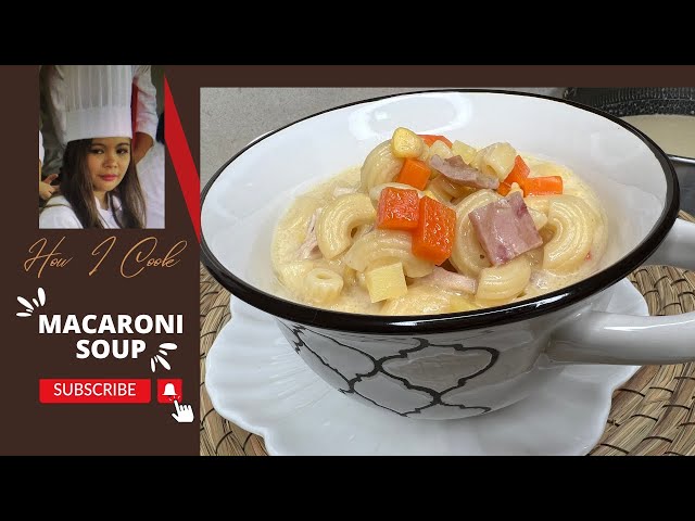 My Special Macaroni Soup | Best Snack or Breakfast on Rainy Season | V 💙 The Great Little Housewife