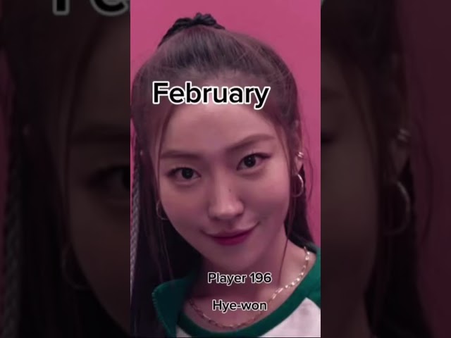 YOUR MONTH YOUR SQUID GAME CHARACTER (SEASON 2) #squidgame #netflix #kdrama #movie #blowup