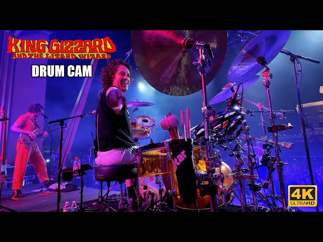 King Gizzard | Drum Cam | Motor Spirit (4K)