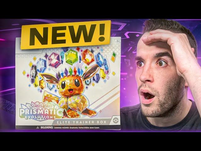 Opening Pokemon's Most INSANE New Set Prismatic Evolutions!  ($200 ETBs)