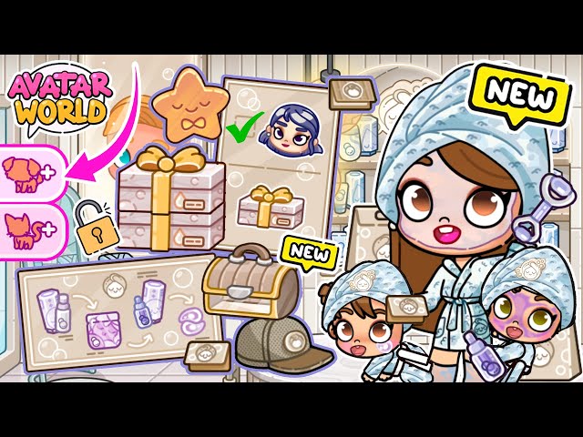 TODOS LOS SECRETOS DE LA NUEVA TIENDA SKINCARE SPA 😱🧖‍♀️🫧 en Avatar World | Alicia Gameplays 🩷