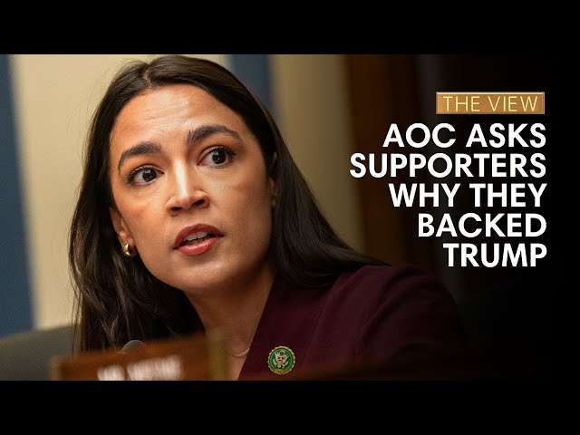 AOC Asks Supporters Why They Backed Trump | The View