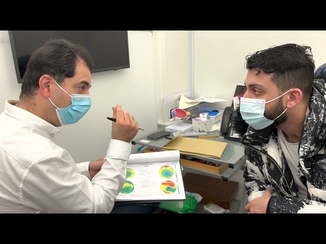 Initial Private Keratoconus Consultation in London.