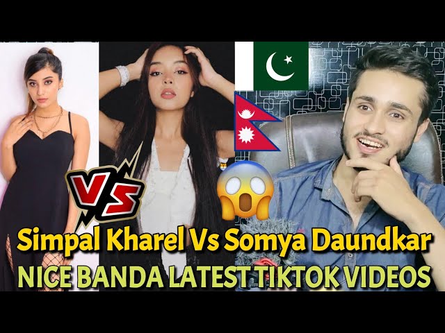 Pakistani Reaction On Nepali Simpal Kharel Vs Indian Somya Daundkar TIKTOK REACTION | Rk ReActions