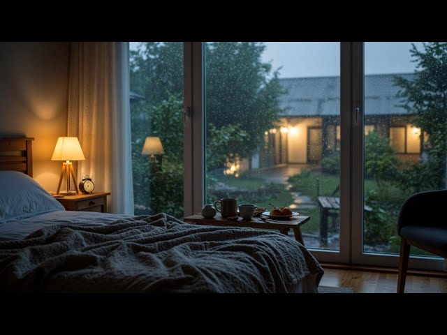 BEST RAIN SOUND for Sleeping & Relaxing & Studying ~ Non-stop rain sounds 24/7 ~ asmr