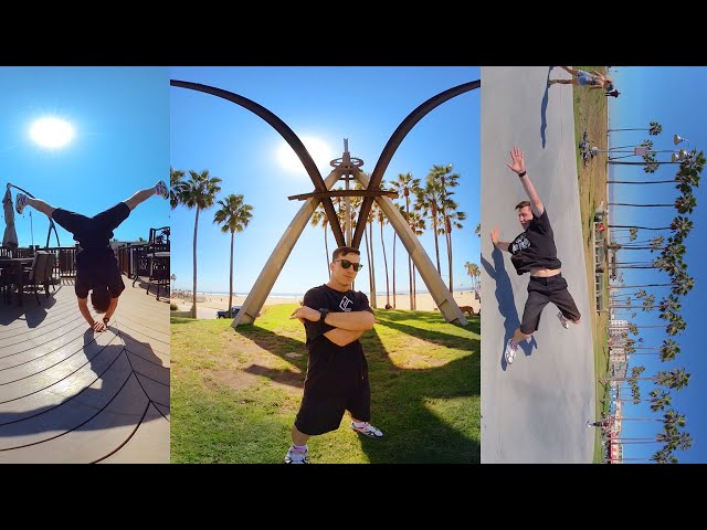 VR180 3D Bboy Climate - Venice Beach Breakdance 2021 - Casual Chris