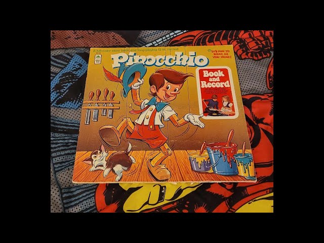 Pinocchio 1971 book on record