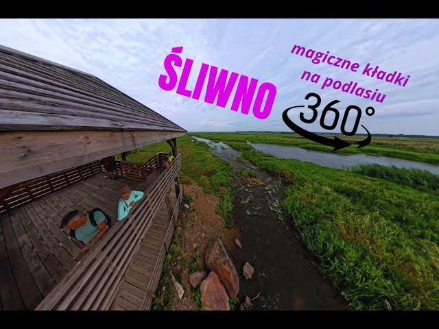 SPACER 360° VR VIDEO Kładki Śliwno Waniewo Atrakcja Turystyczna Podlasie * WALK POLAND NATIONAL PARK