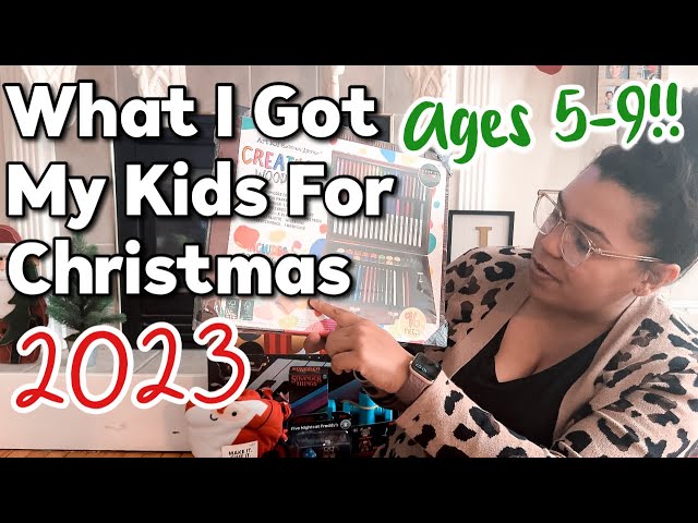 What I Got My Kids For Christmas 2023 | Small Budget & Realistic Gifts Ages 5-9