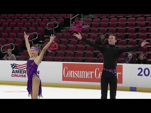 Hana Maria Aboian & Daniil Veselukhin | Jr Ice Dance RD | 2025 Prevagen U.S. Figure Skating Champs