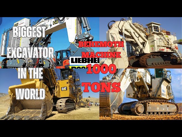 TOP 3 BIGGEST HYDRAULIC EXCAVATORS IN THE WORLD | BEHEMOTH MACHINE 1000 TONS