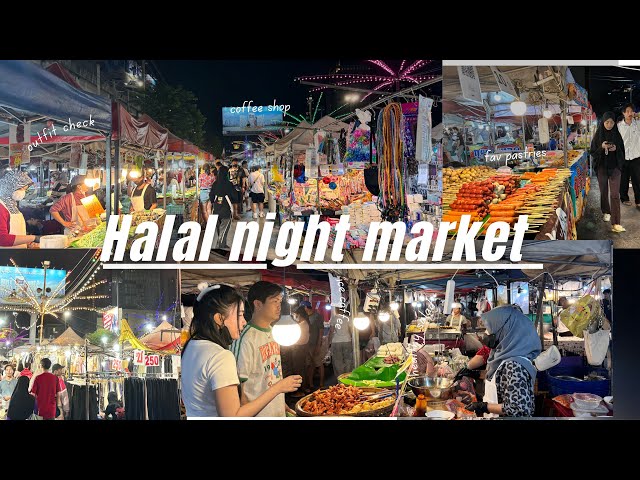 Exploring the Vibrant Halal Night Food Market in Ramkhamhaeng, Bangkok!