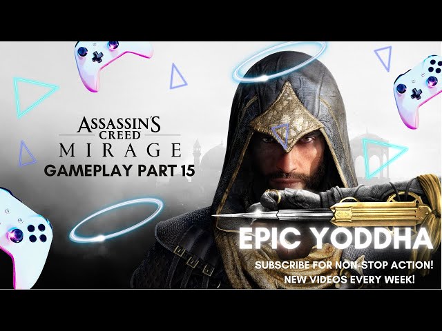 Assassin’s Creed Mirage 4K PS5 Gameplay Part 15 | Intense Missions & Epic Combat | (No Commentary)