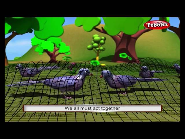 Union is Strength | 3D Panchatantra Tales in English | 3D Moral Stories For Kids