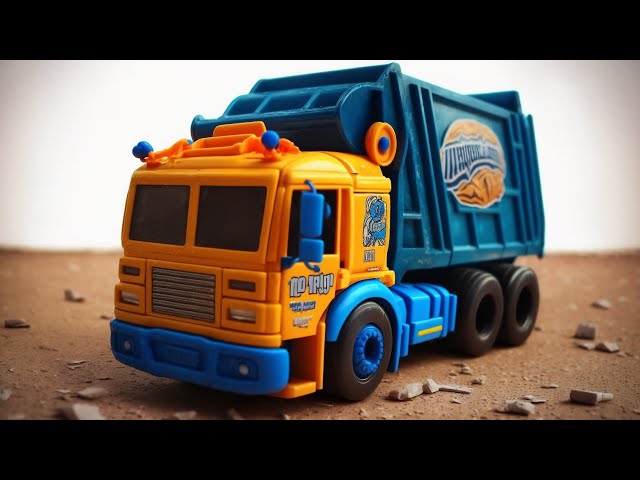 Garbage truck design inspired by Total disposal Hot Wheels model