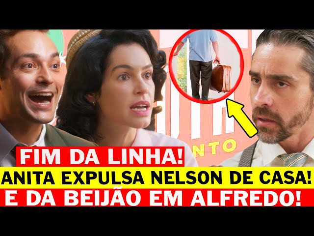 "GAROTA DO MOMENTO" ANITA PERDE A CABEÇA COM NELSON E ESCORRAÇA O CRETINO DE CASA!