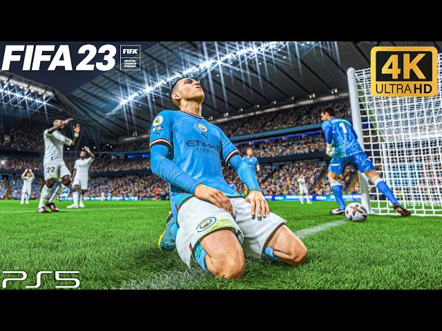 FIFA 23 - Manchester City vs Real Madrid | UCL Semifinal | PS5 [4K 60FPS]