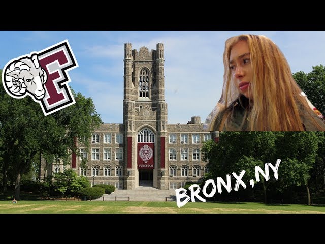 FORDHAM UNIVERSITY TOUR + GETTING LOST IN THE BRONX??